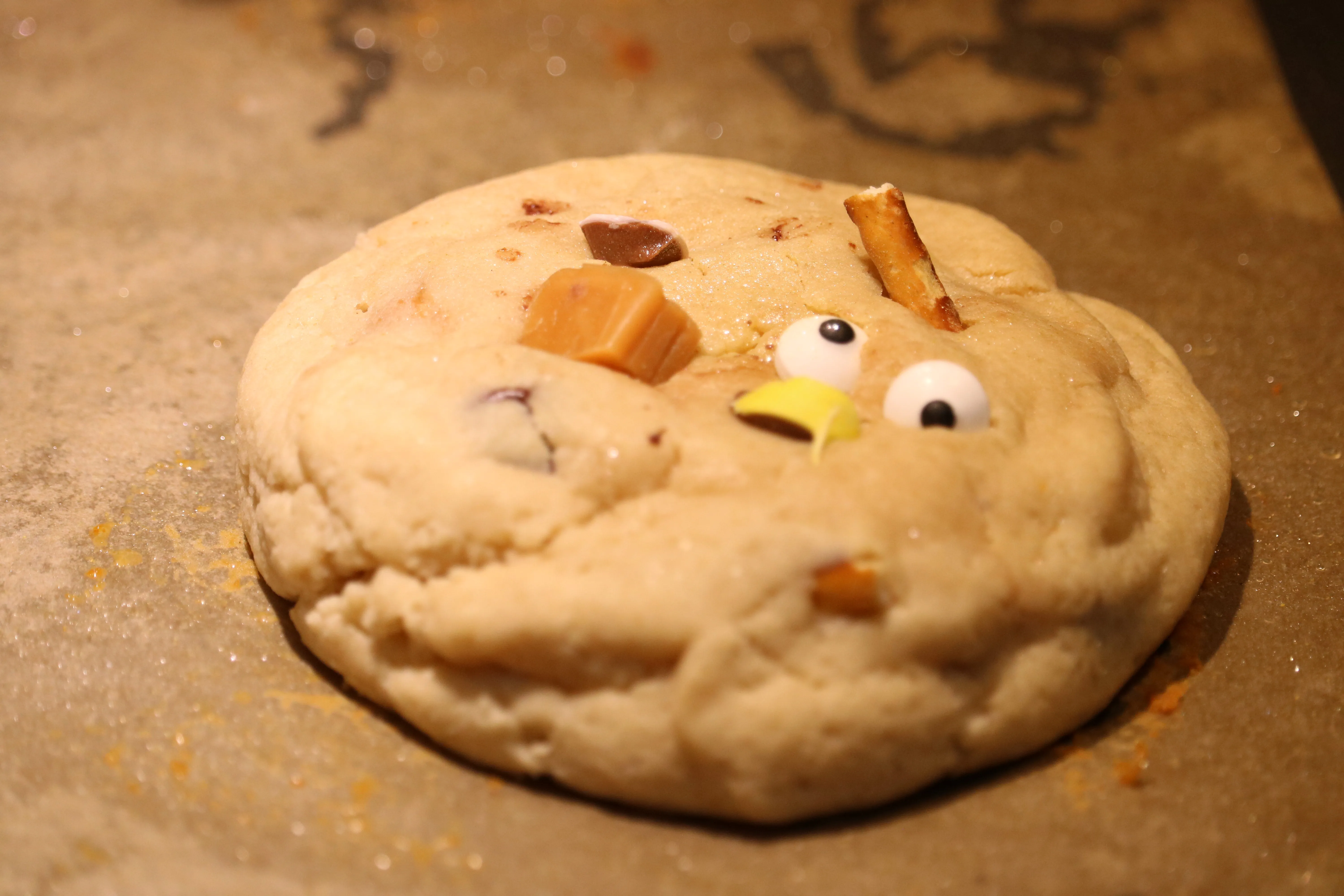 A different picture of a funny cookie